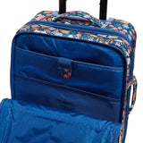 Vera Bradley Women's Softside Rolling Suitcase Luggage, Enchanted Mandala Blue, 22" Carry On