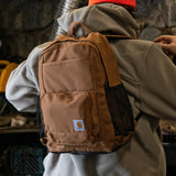 Carhartt 23L Single-Compartment Backpack, Durable Pack with Laptop Sleeve and Duravax Abrasion Resistant Base, Black