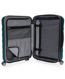 Kenneth Cole REACTION Diamond Tower Collection Lightweight Hardside Expandable 8-Wheel Spinner Travel Luggage, Deep Teal, 28-Inch Checked