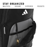 adidas Primetime Large Backpack for women and men, big bag with laptop sleeve