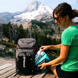 Titan Deep Freeze Ice Wall Backpack Cooler - 30 Can - Sharkskin Gray - Cooler Bag with Ice Packs