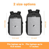 Wotony Military tactical backpack, backpack for men black small tactical assault bag (Black, 18.5 inch)