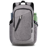 Masirs Laptop Travel Backpack - Adjustable Shoulder Straps, Zippered Compartments with Side Pockets for Water Bottle or Umbrella. Headset and USB Charging Port. Perfect for Business or Traveling.