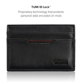 TUMI - Delta Slim Card Case - Men's Leather Wallet for Everyday & Travel - Black