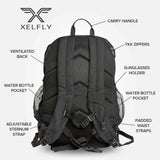 Xelfly 25L Basketball Backpack with Ball Compartment - For Sports Equipment, Gym, Travel