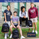JanSport NCAA Officially Licensed Backpack, Lsu Tigers, Right Pack with Padded 15-Inch Laptop Sleeve, Spacious Computer Bag, Durable Daypack with Bottle Pocket & Haul Handle, Black