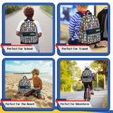 Pokemon Backpack for Kids Teens Boys Girls, Pikachu Anime Backpacks, Bag for Daycare Sports Vacation Travel, School Gift (Multi AOP)