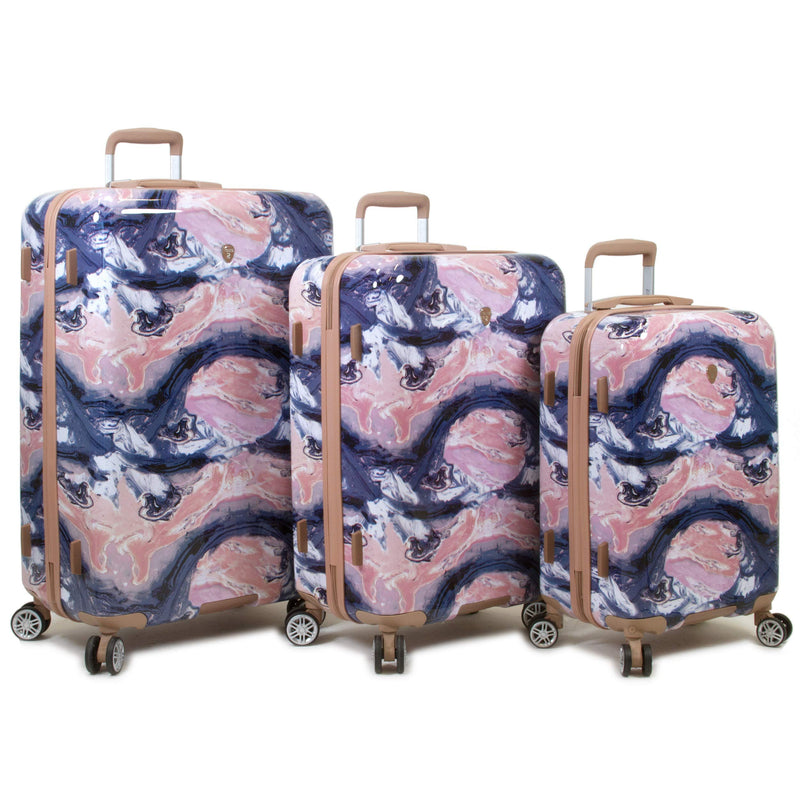 Rolite Marble Hardside 3-Piece Spinner Luggage Set, 3-piece set