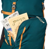 Kelty Nena 60L Women’s Backpack – Hiking and Backpacking Pack with Adjustable Fit Pro Suspension, Women’s Specific Fit, Thru-Hiking Pack, 2024 (Deep Teal)
