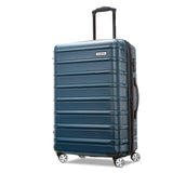 Samsonite Omni 2 Hardside Expandable Spinner Wheel Luggage, Checked Medium 24 in, Nova Teal