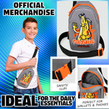 Fortnite Crossbody Bag for Boys Teens with Adjustable Straps Chest Bag Travel Essentials Wallets Phone Cool Gifts for Gamers (Grey Banana)