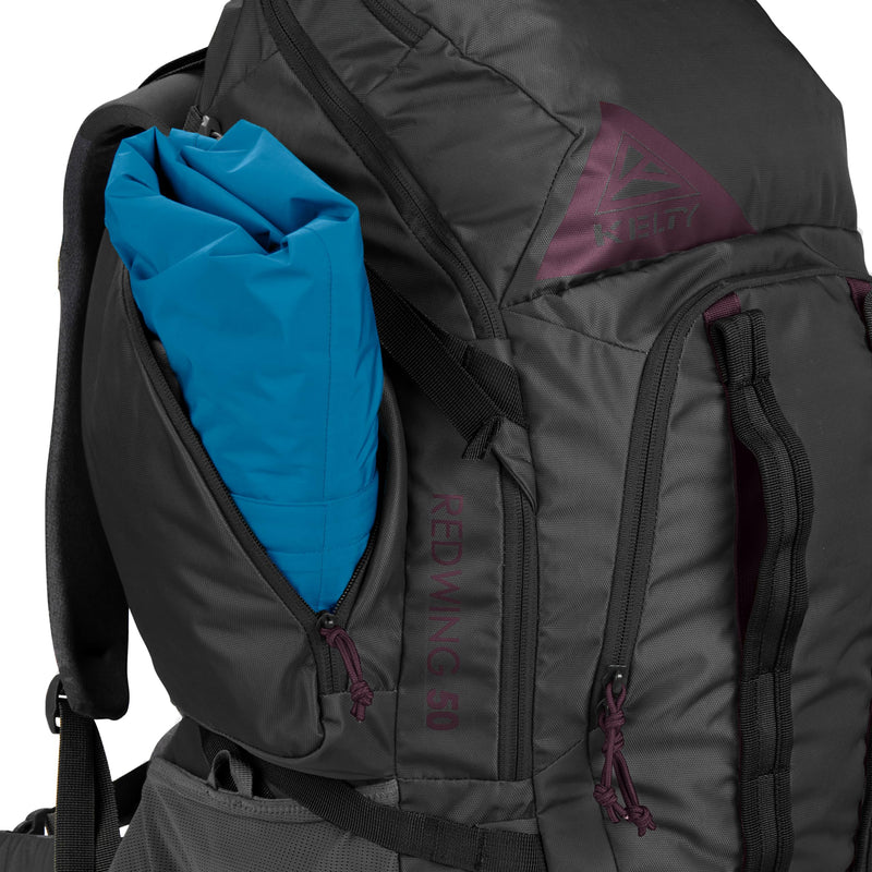 Kelty Redwing 50 Women’s – 50 Liter Internal Frame Backpack for Hiking, Backpacking, Travel, Hip Belt, Women Specific Fit, 2023 (Blackout)