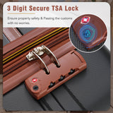 Luggage Sets 2 Piece Luggage, ABS Hardside Suit case Spinner Wheels Lightweight Lock