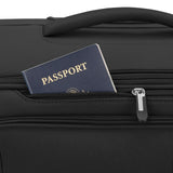 Samsonite Saire LTE Softside Expandable Luggage with Spinner Wheels, Black, 3-Piece Set (Carry On/Medium/Large)