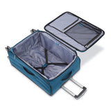Samsonite Ascella X Softside Expandable Luggage with Spinners, Teal, 2PC SET (Carry-on/Medium)