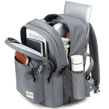 abshoo 32L Backpack for School College Bookbag Middle High School Backpacks Casual Daypack Travel Backpack (Grey)