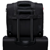 TPRC 15" Smart Underseat Carry-On Luggage with USB Charging Port, Black