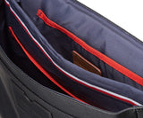 Tommy Hilfiger Men's Leo Messenger Bag, Pebble Black, One Size US