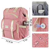 FALANKO Backpack for Women,Wide Open Work Large USB Charging Port Student Bookbag for 15.6 Inch Laptop,Doctor Teacher Nurse College School Travel Bag,Water Resistant Laptop Bookbag Computer Back Pack