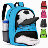 Hsmihair Youth Soccer Bag-Soccer Backpack&Backpack for Football Basketball,with Ball Compartment Separate Cleat Package