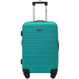 Wrangler Smart Spinner Hardside Luggage, 2 Piece Set, Teal