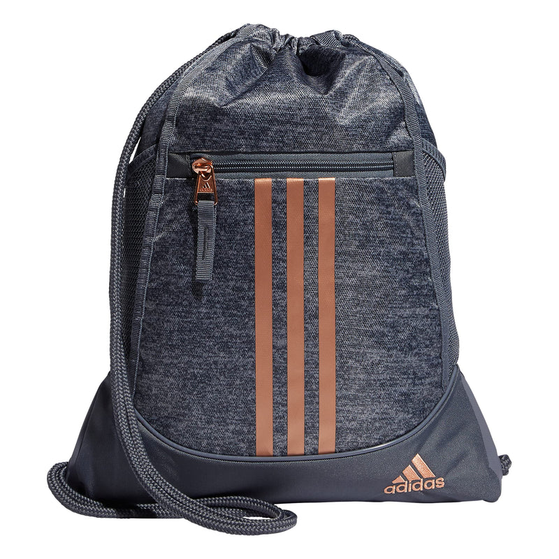 adidas Alliance Sackpack – Drawstring Backpack for Sports, Small Gym Bag