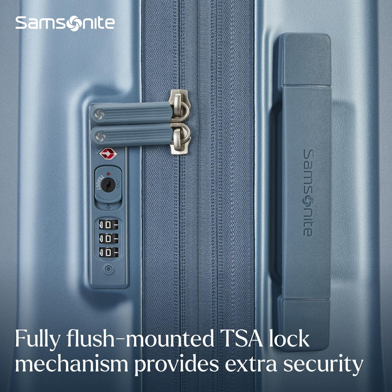 Samsonite UpLIFT Carry-On Hardside Luggage with Spinner Wheels - Airline-Approved, TSA Lock, Adjustable Handle System - Polycarbonate Hard Suitcase for Ultra Lightweight Travel - Elemental Blue