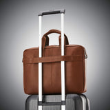 Samsonite Men's Cognac Leather Briefcase