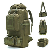 King'sGuard 100L Camping Hiking Backpack Molle Rucksack Military Camping Backpacking Daypack