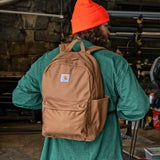 Carhartt 21L Laptop Backpack, Durable Water-Resistant Pack with Laptop Sleeve, Containts PFAS, Black
