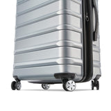 Samsonite Omni 2 Hardside Expandable Luggage with Spinner Wheels, 2PC SET (CO/L), Arctic Silver