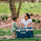 RTIC Ultra-Light 32 Quart Hard Cooler Insulated Portable Ice Chest Box for Drink, Beverage, Beach, Camping, Picnic, Fishing, Boat, Barbecue, 30% Lighter Than Rotomolded Coolers, Marine/Canvas