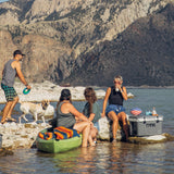 RTIC Ultra-Light 32 Quart Hard Cooler Insulated Portable Ice Chest Box for Drink, Beverage, Beach, Camping, Picnic, Fishing, Boat, Barbecue, 30% Lighter Than Rotomolded Coolers, Dark Grey & Cool Grey
