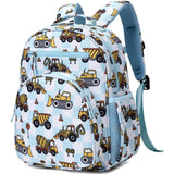 abshoo Cute Mini Toddler Backpacks for Boys Little Kids Bookbag Preschool backpack (Excavator Checkered)