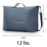 Samsonite UpLIFT 23" Lightweight Foldable Weekender Duffle Bag - Polyester Soft Duffle for Ultra Lightweight Travel - Elemental Blue