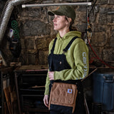 Carhartt Crossbody Snap Bag, Durable, Adjustable Shoulder Bag with Flap Over Snap Closure, Greenstone
