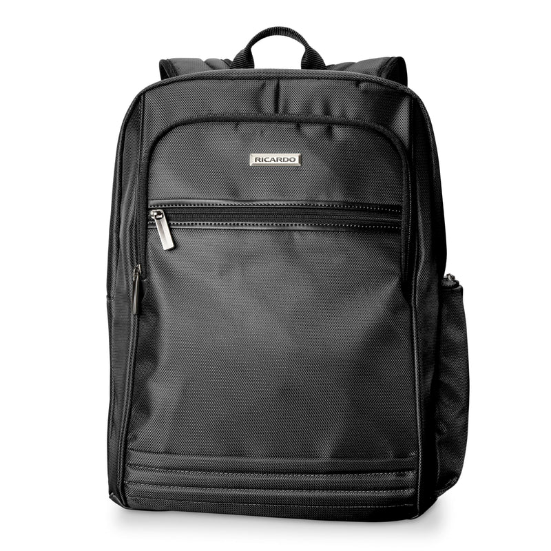 Ricardo Beverly Hills Avalon Travel Laptop Backpack – Carry-On Luggage, Multipurpose Travel Bag for Business & School, 23L (Black)