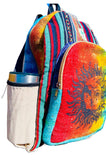 Himalayan Craft Unique Design Himalayan Hemp Cotton Backpack 17 IN Large Hippie, Festival, Hiking & Tablet Laptop Backpack Bag - Handmade In Mt. Everest Country, Nepal