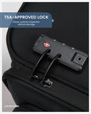 Carry On Luggage 22x14x9 Airline Approved, 22-Inch Suitcases with Spinner Wheels, Softside Carry-on Luggage with TSA Lock for Men Women Business Trip, Lightweight Large Capacity Luggage for Travel