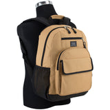 Eastsport Travel Luggage Carry On Weekender Backpack Daypack Large Tech Laptop Bag for Work, Gym, Hiking, Tan