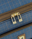 London Fog Brentwood IV 29" Expandable Spinner Softside Suitcase, Midnight Blue