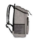 Amazon Basics Insulated Cooler Backpack, Leak-Proof, 30 Can Capacity, Portable Soft Sided Cooler, Keeps Cold for Hours, Gray