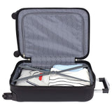 Travelers Club Cosmo Luggage, Black-2 Piece Set (28"/20")