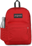 JanSport SuperBreak Plus Backpack with Padded 15-inch Laptop Sleeve and Integrated Bottle Pocket - Spacious and Durable Daypack for Work and Travel - Red Tape