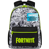 Fortnite Backpack for Kids Teens School Bookbag Travel Bag Rucksack for Vacation Sports Gifts for Kids (Black AOP)