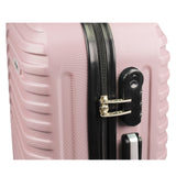 Dejuno Craft Hardside 3-Piece Lightweight Spinner Luggage Set - Blush
