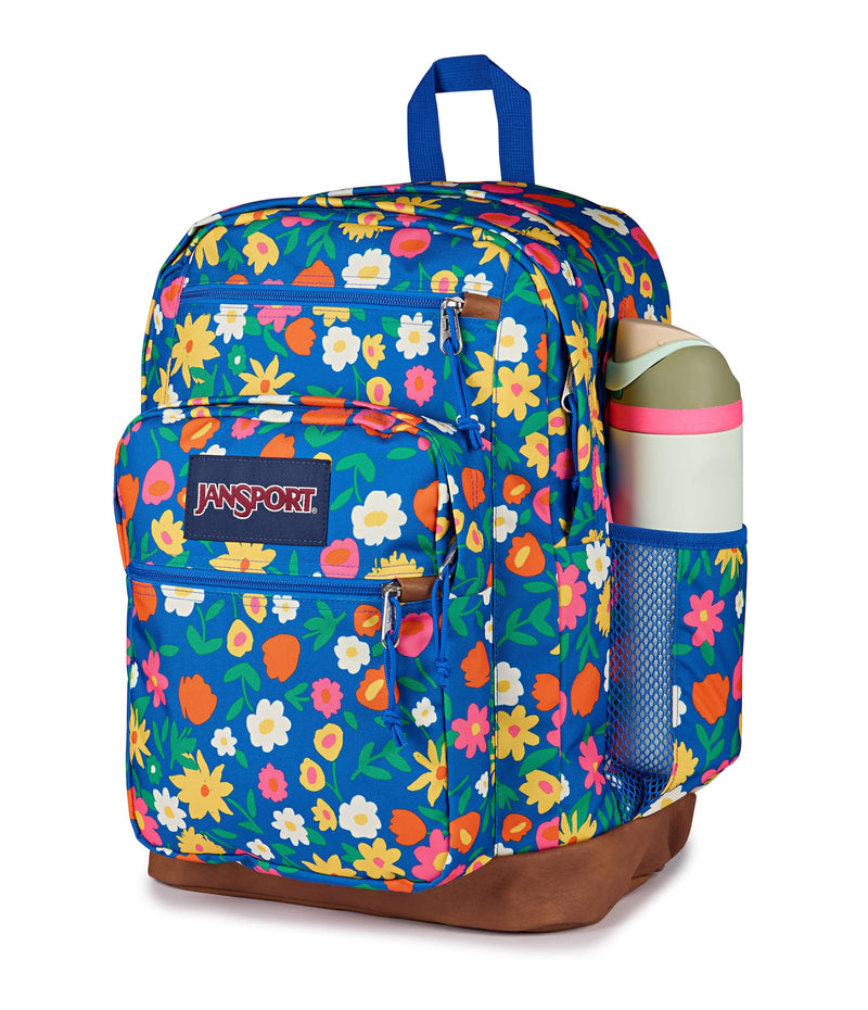 JanSport Cool Backpack with 15-inch Laptop Sleeve, Large Computer Bag Rucksack with 2 Compartments, Ergonomic Straps, Flower Market