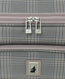 London Fog Brentwood IV 25" Expandable Spinner, Rose Charcoal