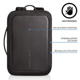 XDDesign Bobby Bizz 10 Liter Anti Theft Laptop Backpack with Padded 15.6" Laptop Sleeve, smart password lock, Water Repellent, USB Charging Port, travel backpack carry on flight for men and women
