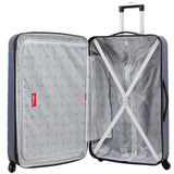 Wrangler Smart Spinner Hardside Luggage, 3 Piece Set, Navy Blue